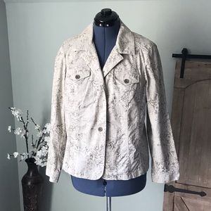 Chicos Casual Light Weight Jacket Size (2)